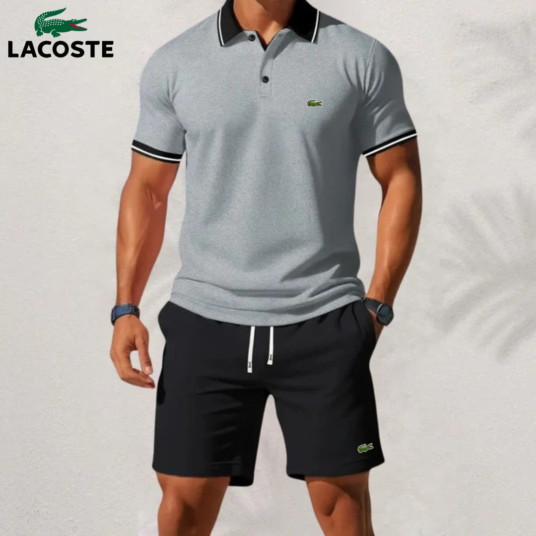 Set van poloshirt en shorts