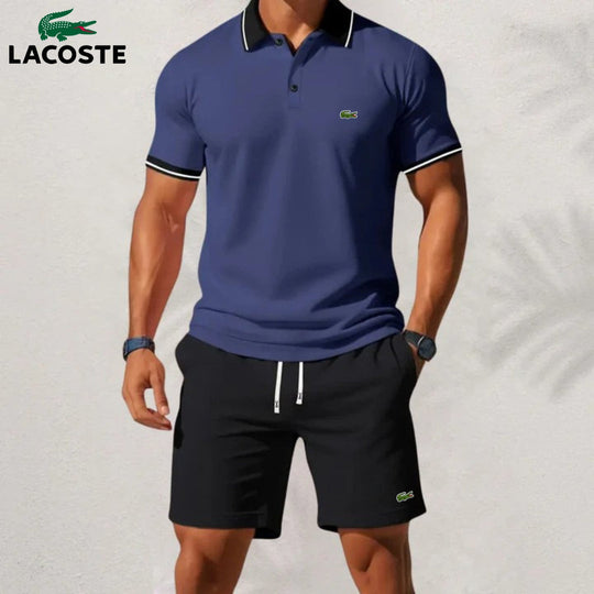 Set van poloshirt en shorts